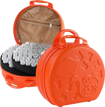 Кейс-органайзер для Алмазной Мозаики SHLab GlamBox (150 в 1) Orange (38936)
