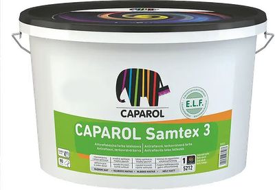 Краска интерьерная латексная матовая Caparol Samtex 3 E.L.F. База 3, 9.4л