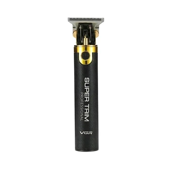 Профессиональный беспроводной триммер для волос аккумуляторный VGR Professional Hair, 1500 mAh, USB, Черный (4693226630)