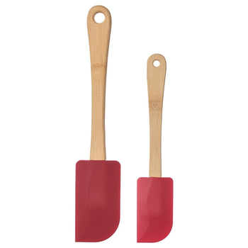 Лопаточки IKEA VINTERFINT 2 шт., бамбук червоний силікон 805.523.61
