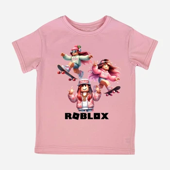 Детская футболка для девочки Спиногрыз Roblox девушки 10-00898 122 см Розовая (ROZ6501090150)