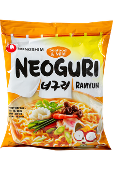 Лапша Рамен быстрого приготовления среднего острого с морепродуктами Nong Shim Mild Neoguri Ramyun 120 г
