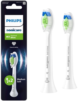 Насадки для зубної щітки PHILIPS Sonicare HX6062/87 W2 Optimal White