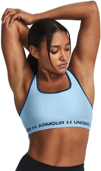 Бюстгальтер спортивный Under Armour Mid Crossback Голубой (23411469-52 blue lav25 (XS)
