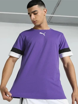 Футболка спортивна довга чоловіча PUMA teamRISE Jersey 704932-10 2XL Фіолетова (4063699211597)