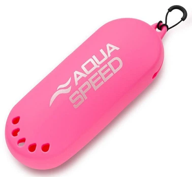 Чохол для окулярів Aqua Speed Silicone goggle case рожевий Унісекс OFSM