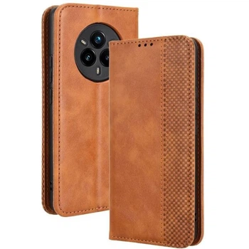 Чохол-книжка Deexe Retro Style для Realme 14 Pro Plus - Brown