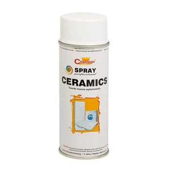 Фарба аерозольна Champion Ceramics для кераміки 400 мл, біла RAL 9003