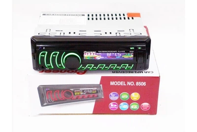 Автомагнитола 1DIN MP3 8506 RGB магнитола с Bluetooth 4 x 50 Вт RGB подсветка