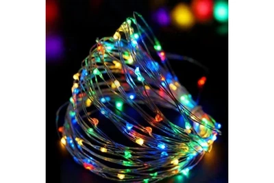 Гирлянда RD-7110 медная проволока 100 LED 10 метров RGB цвет ламп
