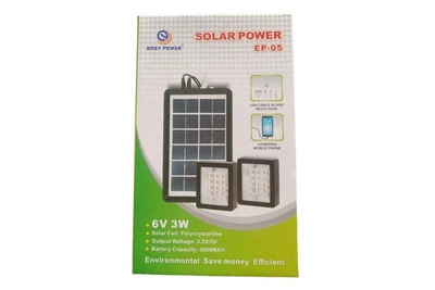 Прожектор LED с солнечной панелью 6V3W 2 шт мощный светильник для сада