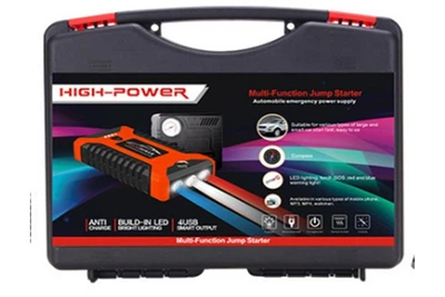 Пускозарядное устройство Jumpstarter JX27 с компрессором емкость 99800 мАh светодиодный фонарь