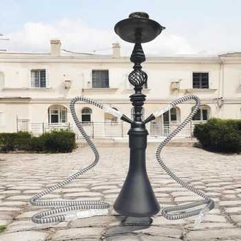 Кальян Hookah Rami Carbon Lay Black высотой 55 см на 2 персоны