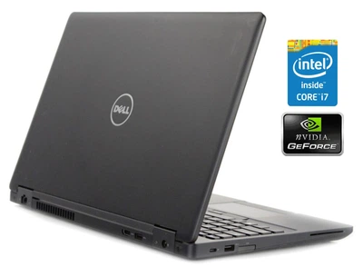 Ноутбук Б-класс Dell Latitude 5580 / 15.6" (1366x768) TN / Intel Core i7-7600U (2 (4) ядра по 2.8 - 3.9 GHz) / 8 GB DDR4 / 500 GB HDD / nVidia GeForce 930MX, 2 GB GDDR3, 64-bit б/у