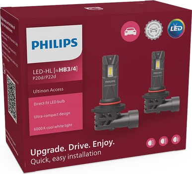 Żarówki samochodowe LED Philips HB3/4 Ultinon Access 2 szt (11005U2500C2)