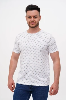 Футболка с принтом Trend Collection 36308 Белый (BEYAZ) XL