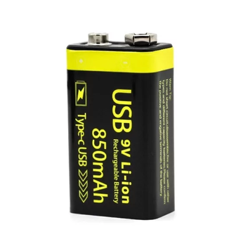Аккумулятор Крона FMA 850 mAh 9v USB Черный (2079265765)