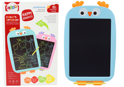 Планшет для малювання LEAN Toys Птах голубий, Стилус (5905991003779)