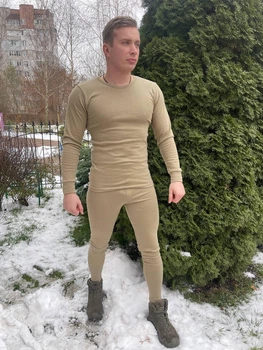 Чоловіча тактична термобілизна pro version Termal бавовна на флісі XL зимова білизна для активного відпочинку термокостюм (IS-OP_22-G)