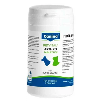 Добавка для суставов для кошек и собак Canina PETVITAL Arthro-Tabletten 60 шт. (4027565723003)