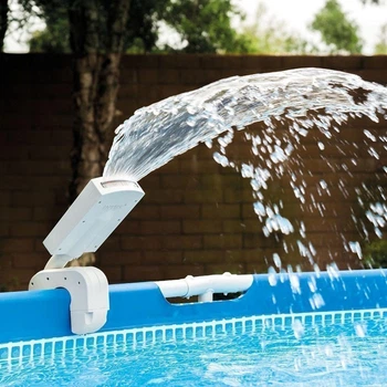 Фонтан-водоспад Intex 28089 (з LED-підсвіткою для басейну, працює від фільтруючого насоса 3785-11355 л/год., 4 кольори, підключення: Ø 32/38 мм)