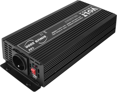 Перетворювач напруги Volt Polska Sinus 2000 12/230V 1000/2000W (3SIP200012)