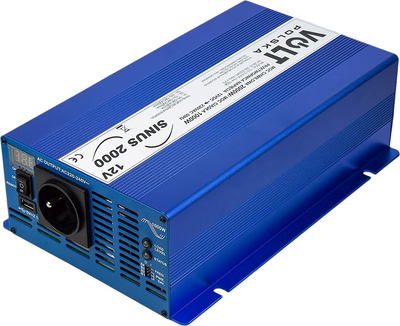 Перетворювач напруги Volt Polska Sinus Eco 2000 12/230V 1000/2000W (3SIPS20001)