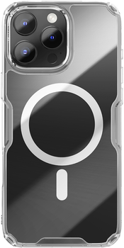 Etui plecki Nillkin Nature Pro Magnetic Case with MagSafe do Apple iPhone 16 Transparent/White (6902048287266)