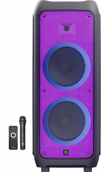 Акустична Bluetooth система Manta SPK 5450 300 Вт + мікрофон, пульт, підсвічування (10 годин роботи)