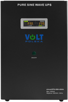 UPS Volt Polska Sinus UPS 500 + 40Ah (300/500W) (5903111886639)