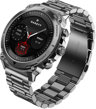 Smartwatch Garett Atom Silver Steel (5904238486863)