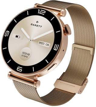 Smartwatch Garett Rose Gold Mesh (5904238486887)