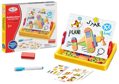 Магнітна дошка навчальна LEAN Toys геометричні фігури (5905214975067)