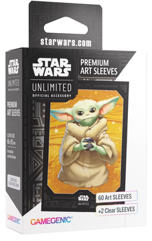 Обкладинки для колекційних карток Gamegenic: Star Wars Unlimited Card Game - Premium Art Sleeves - Grogu (4251715418529)