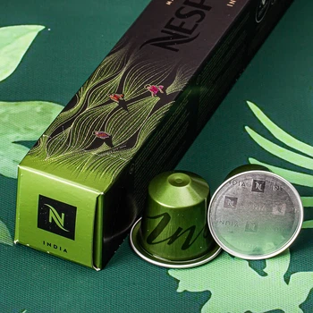 Nespresso капсули INDIA — інтенсивний із пряними нотами, Швейцарія (10 шт.)