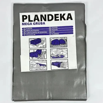 Тент 260г/м2 3мх7м тарпауліновий "PLANDEKA" для захисту від дощу