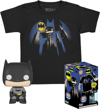 Zestaw prezentowy Funko Pocket Pop! & Tee Kids DC Batman Figurka 4 cm + Koszulka Rozmiar XL (889698635295)