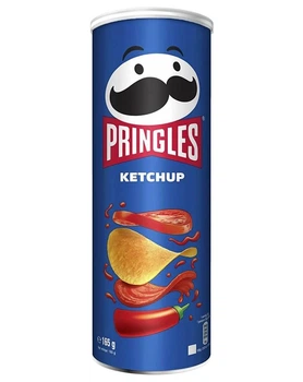 Чипси Pringles Ketchup зі смаком кетчупу 165 г
