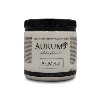 Декоративная краска Серебро 400 мл "Aurum"