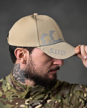 Тактическая бейсболка Combat Force Tactical Coyote