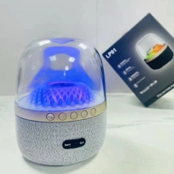 Портативная Bluetooth-колонка UKC LP91 с RGB подсветкой, белая