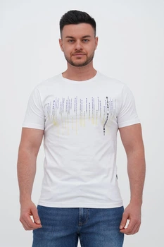 Футболка с принтом Trend Collection 39163 Белый (BEYAZ) XL