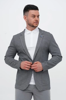 Піджак Trend Collection 50030 синьо-сірий (NAVY) 52