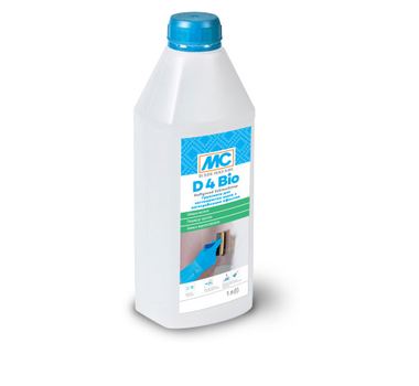 Грунтовка фунгицидная адгезионная MC-Bauchemie D4 Bio 1 л для впитывающих оснований с антигрибковым эффектом