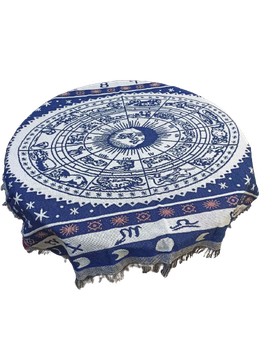 Професійна скатертина для ворожіння картами Таро Зодіак [ZJ053201] 90*90 см