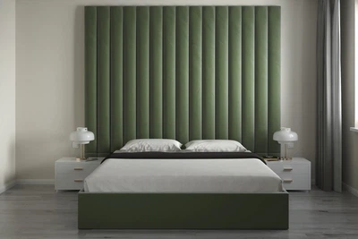 Декоративная мягкая бархатная панель плитка Comfy Walls модульное мягкое изголовье кровати индивидуального размера (87233/14unk)