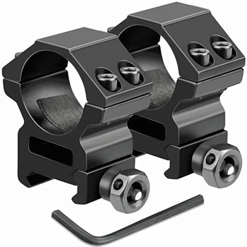Кольца для оптики 25.4 мм на Weaver/Picatiny 21 мм низкое 4 винта