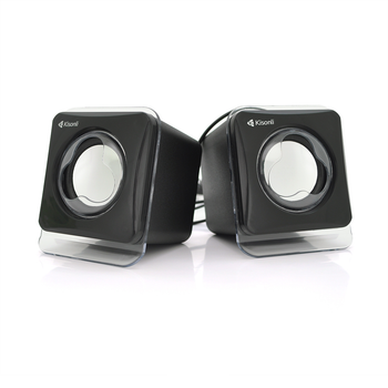 Колонки 2.0 Kisonli V410 для ПК і ноутбука USB + 3.5mm 2x1.5W 20Hz-20KHz Black
