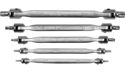 Zestaw kluczy torx Yato z przegubem 5 szt YT-05320 (5906083046179)