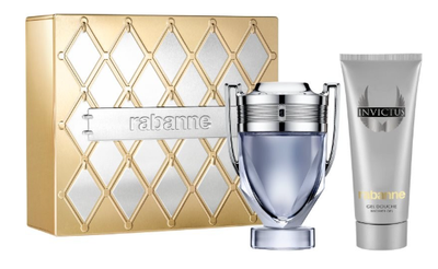 Набір для чоловіків Paco Rabanne Invictus Туалетна вода 100 мл + Гель для душу 100 мл (3349668642571)